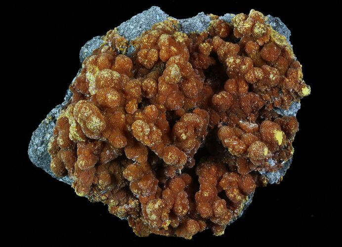 Botryoidal Red-Orange Orpiment - Peru #66507